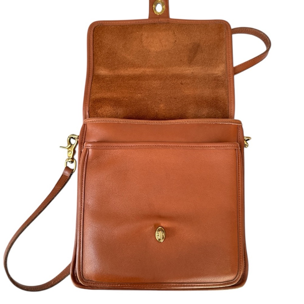 Coach Vintage Willis Station Leather Crossbody with Matching Checkbook Cover Tan - Picture 6 of 17